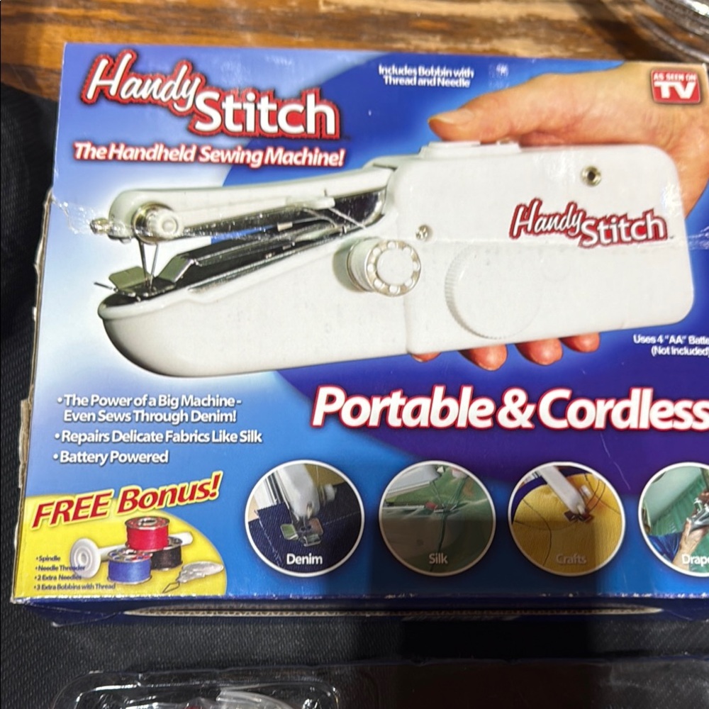 Handy Stitch Portable Cordless Sewing Machine